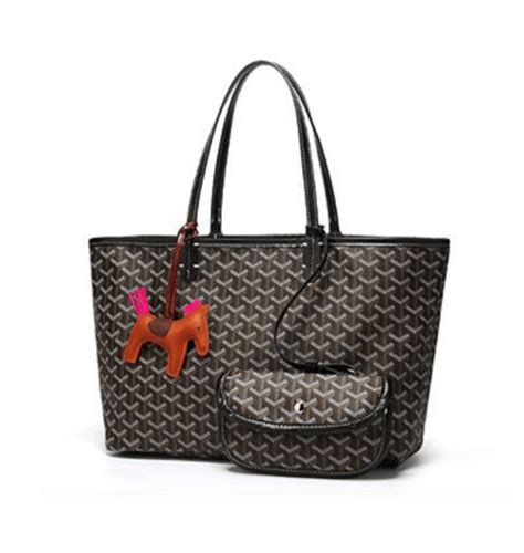 celebrity Goyard dupe bag